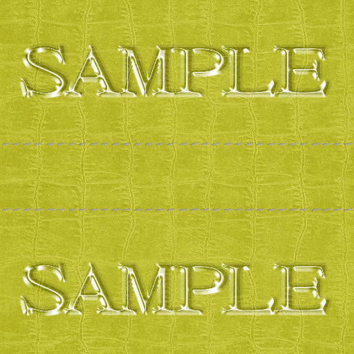 Zoy Texture [ Cable knit stripe Leather with stitching 02 ] Seamless - Yellow