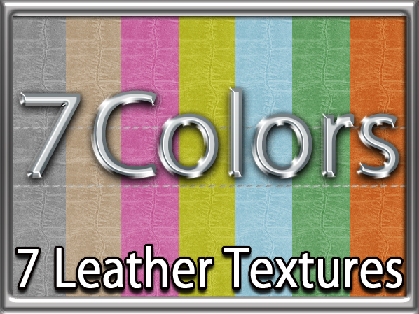 Zoy Texture [ Cable knit stripe Leather with stitching 02 ] Seamless - 7 Colors