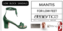 Baiastice_Low Block Sandals-Mantis