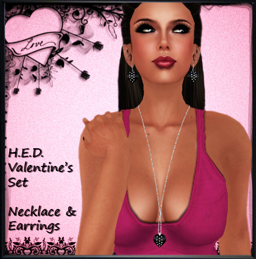 H.E.D. Valentine's Set Preto