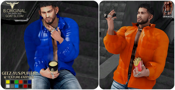 B.ORIGINAL. LEGACY GEEZ-YUS PUFFER - 12 TEXTURE FATPACK