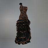Leopard Flamenco Slink Dress