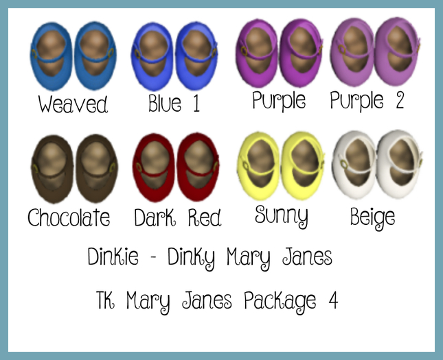 Tk Mary Janes Package 4