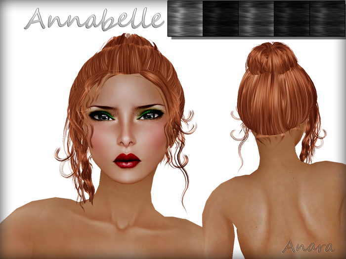 [Anara Hair] - Annabelle - Blacks Pack