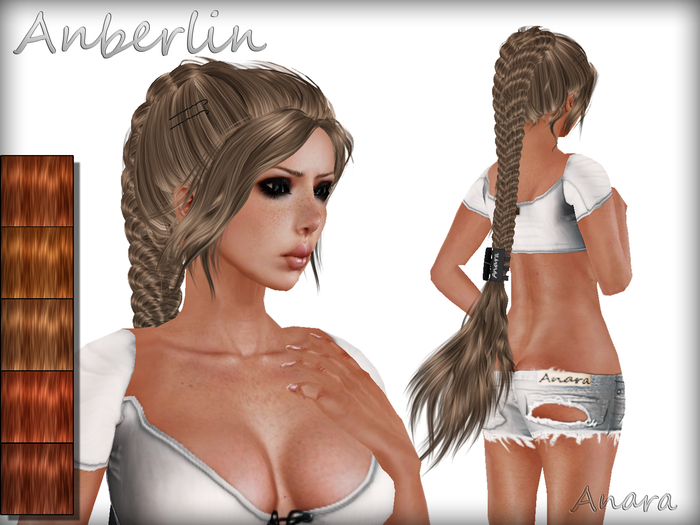 [Anara Hair] - Anberlin - Natural Reds Pack