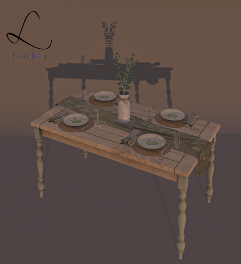 LouChara Chapleton Dining Table Decor 