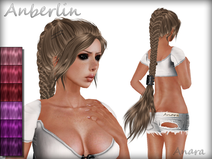 [Anara Hair] - Anberlin - Pinks & Purples Pack