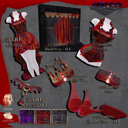 MORBID MAUSOLEUM Madeline Backdrop - Mystic - COMMON