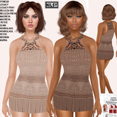 ROPE TOP DRESS,2SKINS,MESH&CLASSIC BODY