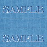 Zoy Texture [ Cable knit stripe Leather with stitching 03 ] Seamless - Blue