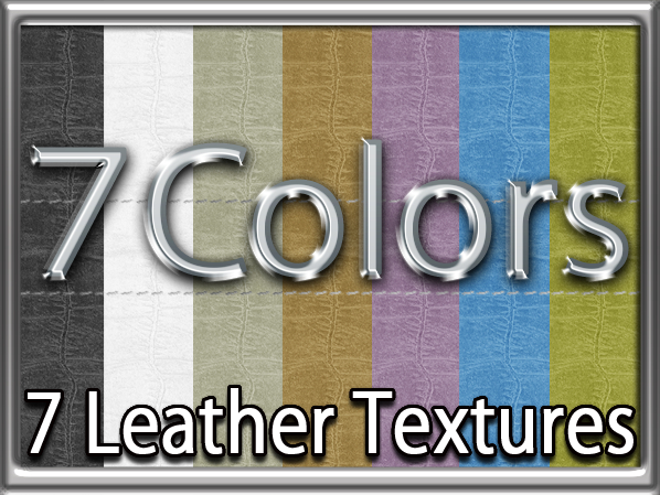 Zoy Texture [ Cable knit stripe Leather with stitching 03 ] Seamless - 7 Colors