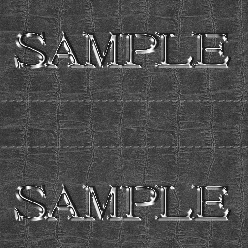 Zoy Texture [ Cable knit stripe Leather with stitching 03 ] Seamless - Dark Gray