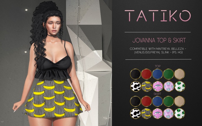 Tatiko - Jovanna Top & Skirt