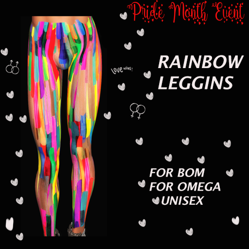 [RiasArt]-PRIDE MONTH EVENT-RAINBOW LEGGINS