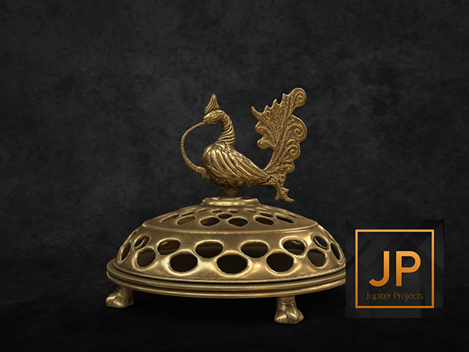 08 MADRAS Swan Dome Decor (2LI)