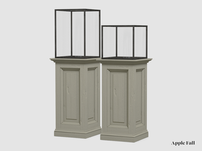 Apple Fall Gallery Podium Set - Mushroom