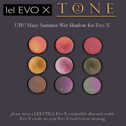 TONE 2 - UBU Hazy Summer Wet Shadow Evo X (ADD)