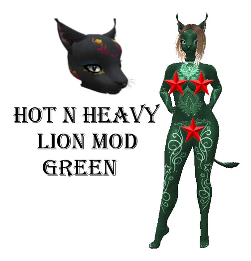 Hot N Heavy - Lion Mod Green