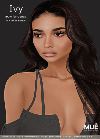 Mue Ivy Skin -Fair Skin Series - BOM for Genus DEMO