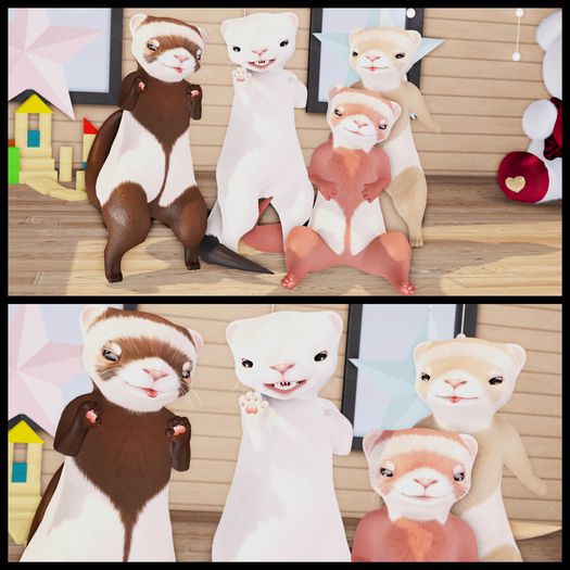 [ECDS] Curious Critters - Ferret skin