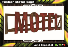 Timber Motel Sign
