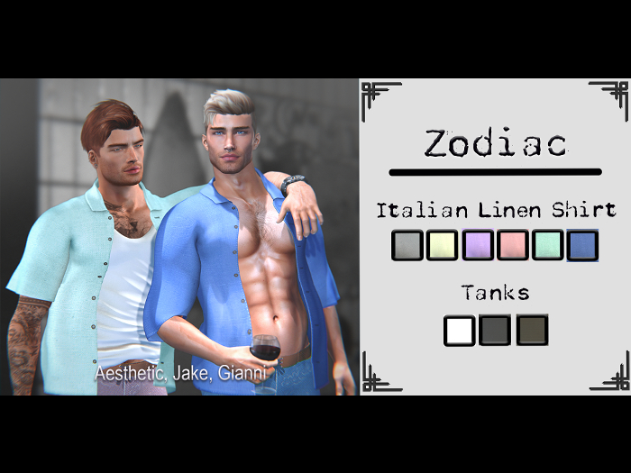 Zodiac Linen Shirt FAT PACK