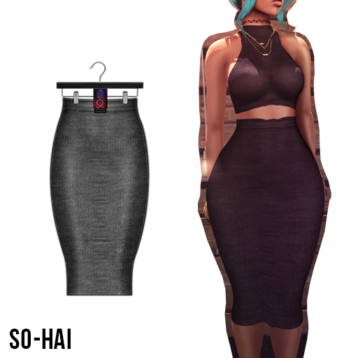 . So-Hai . Lilly Skirt Gray