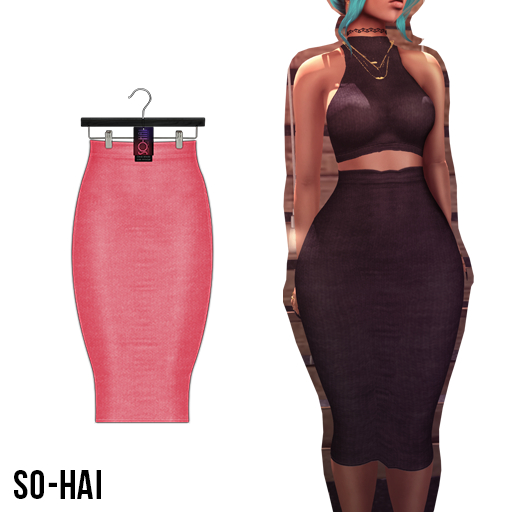 . So-Hai . Lilly Skirt Pink