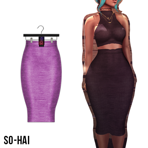 . So-Hai . Lilly Skirt Purple