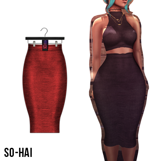 . So-Hai . Lilly Skirt Red