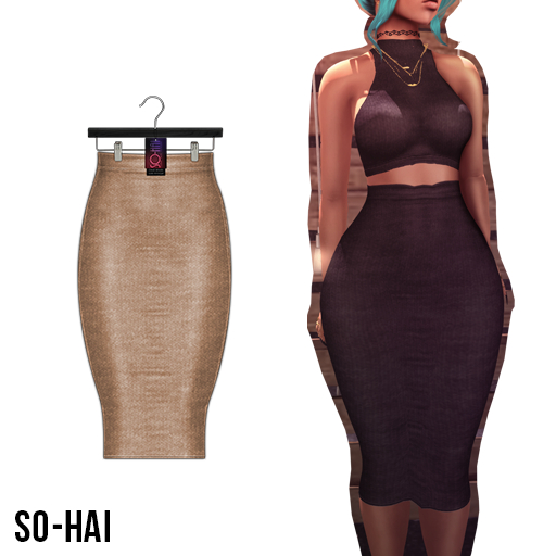 . So-Hai . Lilly Skirt Tan