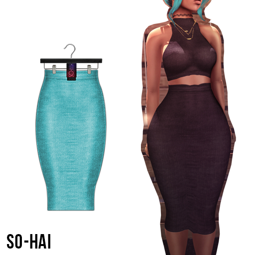 . So-Hai . Lilly Skirt Teal