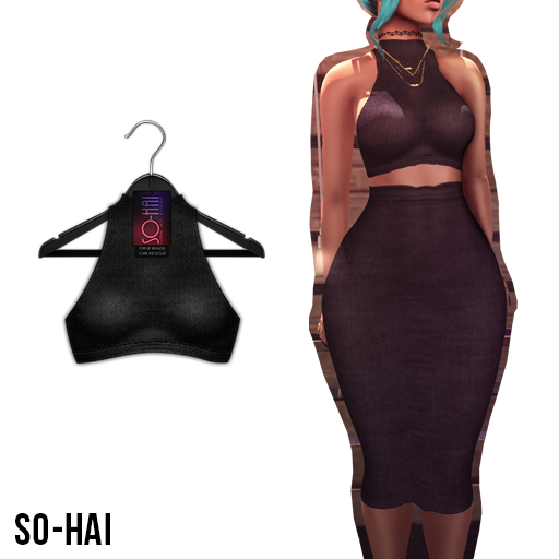 . So-Hai . Lilly Top Black