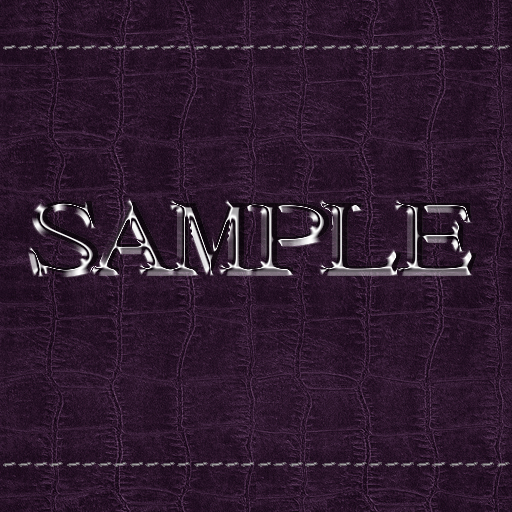 Zoy Texture [ Cable knit stripe Leather with stitching 04 ] Seamless - Purple