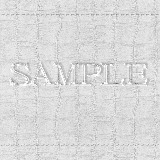 Zoy Texture [ Cable knit stripe Leather with stitching 04 ] Seamless - White