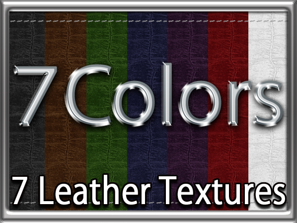 Zoy Texture [ Cable knit stripe Leather with stitching 04 ] Seamless - 7 Colors