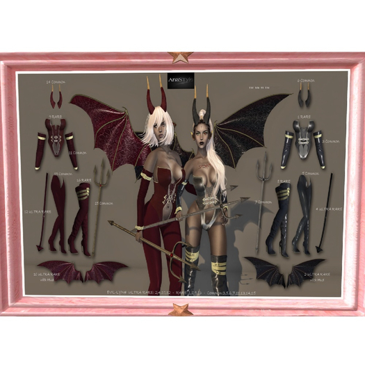 AnaSTyle - Evil-Lyn #9 Red&Gold Body (Legacy) RARE