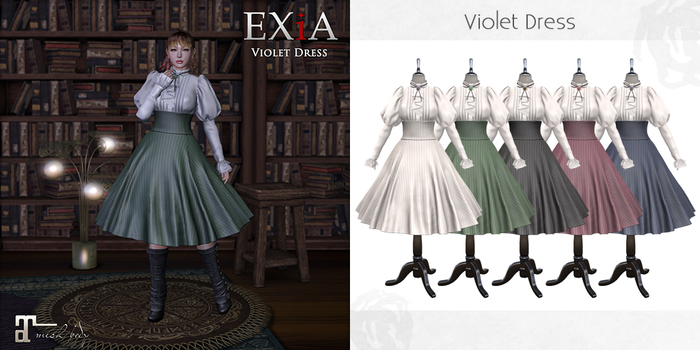 * EXiA * Violet Dress FATPACK