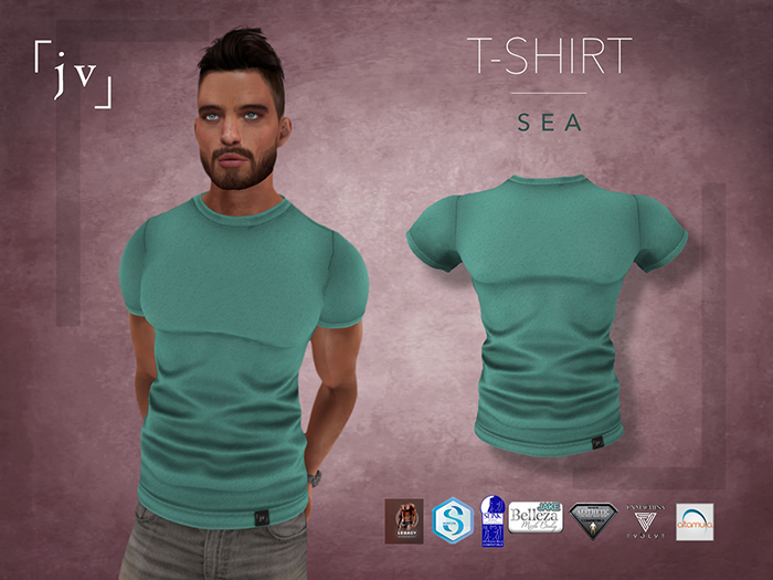 「 j v 」T-SHIRT [SEA]