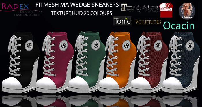 RADEX Fitmesh Ma DEMO All Colours Wedge Sneakers