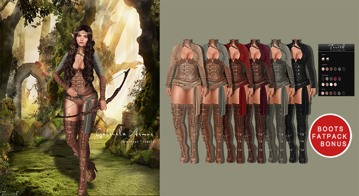 =Zenith=Gabriela Armor & Boots  (All) Maitreya/Legacy