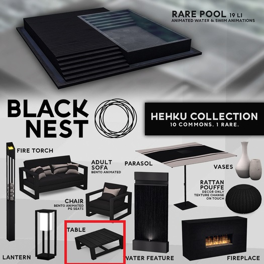 BLACK NEST / Hehku Table