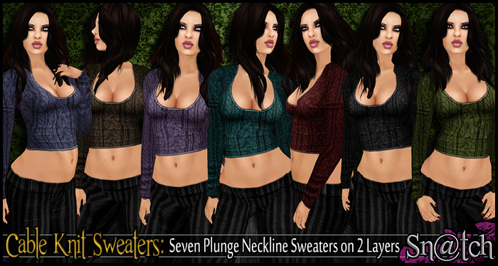 :::Sn@tch Cable Knit Sweaters:::