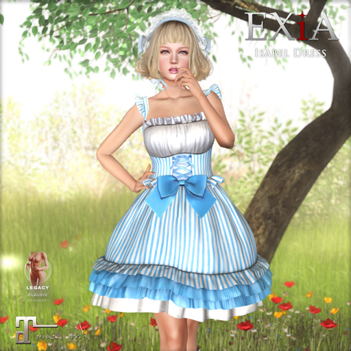 * EXiA * Isabel Dress Blue