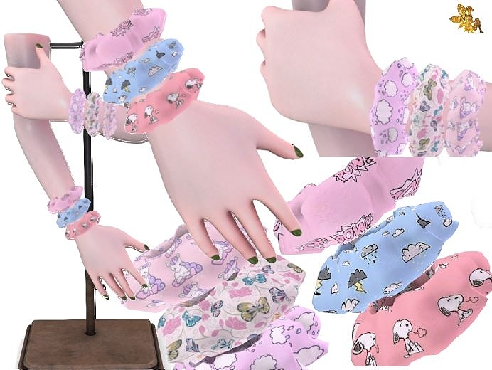 NT - Girly Scrunchie Pack