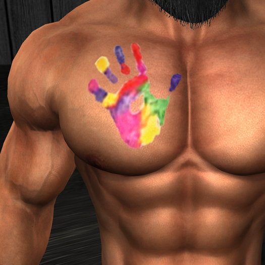 BODY PAINT PRIDE CHEST E - TATTOO