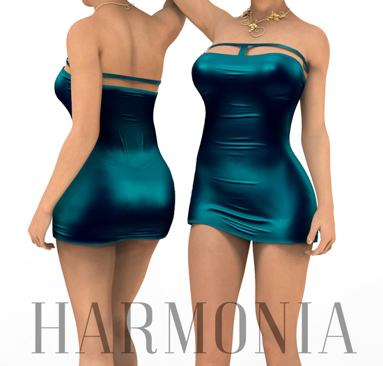 Teal Cocktail Dress