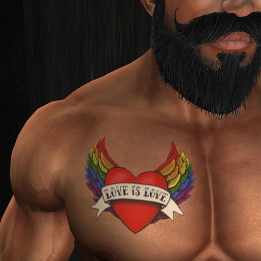 BODY PAINT PRIDE CHEST G - TATTOO