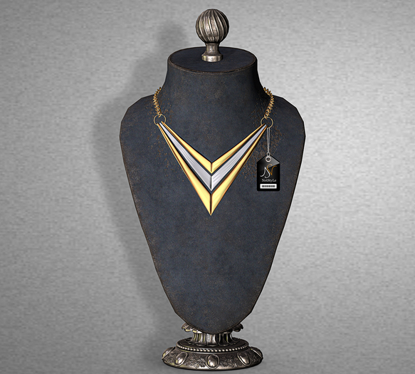 NetStyLe TRIANGLE Necklace Gold Silver
