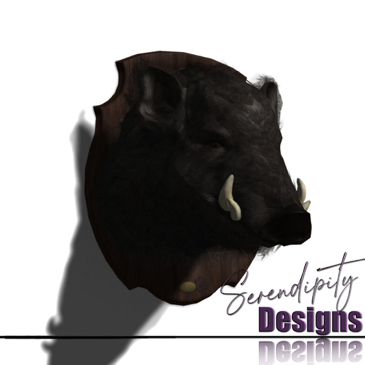 Serendipity Designs - Wild Boar Trophy